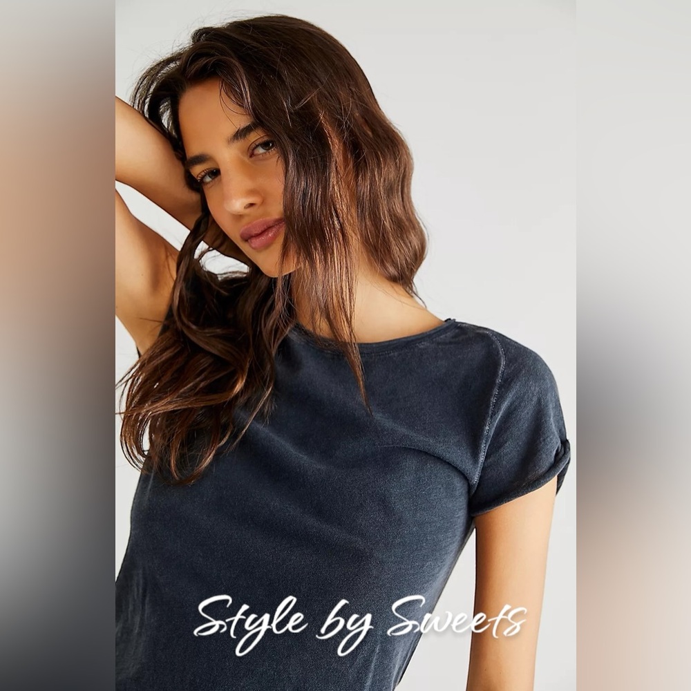 Free People We The Free Be My Baby Tee Small - Picture 4 of 6